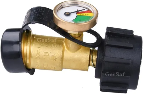 Miniatura 5 de GasSaf Indicador de nivel de propano para tanques de propano de 5 a 40 libras, medidor de presión de gas para autocaravana, parrilla de gas