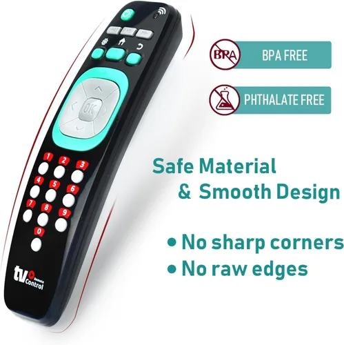 Miniatura 4 de Juguete de control remoto para bebé, juguete de control remoto de TV, juguetes musicales con luces y sonidos para bebés de 12 a 36 meses