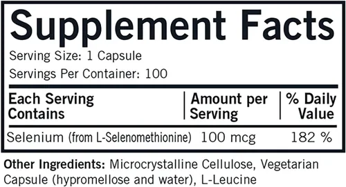 Miniatura 2 de Selenio 100 mcg Cápsulas - Hipo - 100 ct.