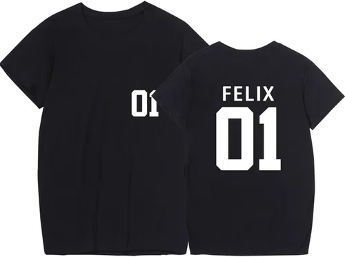 Miniatura 13 de Skz 5 Star Album Merch Shirt Felix Jisung Hyunjin Minho Bangchan Changbin Concerts Tee Rockstar 8th Tops