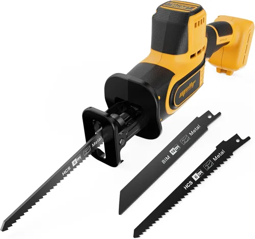 Sierra recíproca sin escobillas compatible con batería Dewalt 20V MAX (solo herramienta), 3,000 SPM Sawzall inalámbrico con una sola mano, longitud