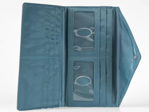 Miniatura 3 de Big Skinny Cartera delgada Slimvelope de tres pliegues para mujer, con capacidad para hasta 40 tarjetas