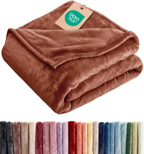Miniatura 29 de Manta de forro polar ultrasuave para niños – Manta de franela de lujo para niños – Ligera para sofá, cama o silla – Gruesa, cálida y transpirable