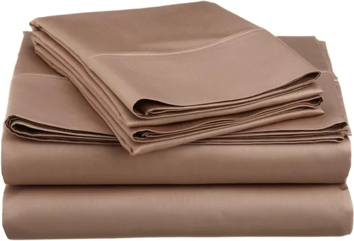 Miniatura 10 de Juego de sábanas para sofá cama, 100% algodón egipcio, las mejores sábanas sólidas para cama, altamente duraderas y transpirables, tejido satén