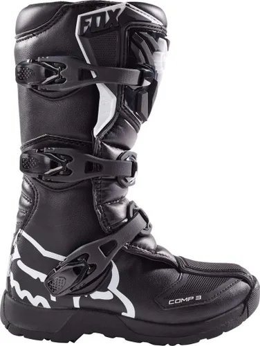 Miniatura 2 de Fox Racing Motocross COMP 3 unisex para niños Negro/4