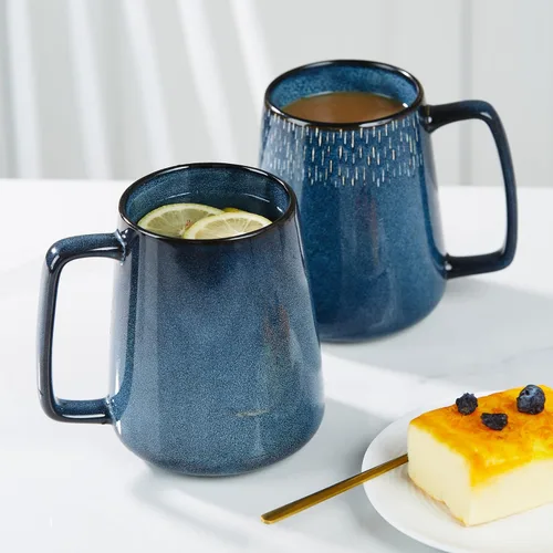 Miniatura 6 de Tazas de café grandes de cerámica, tazas de café de mango grande de 24 onzas, taza de té y café extra grande para oficina y hogar, aptas