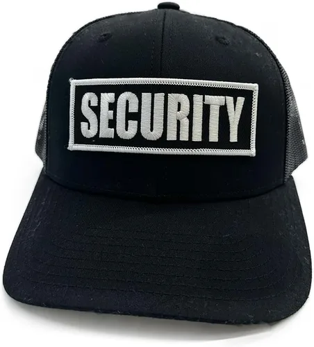 Miniatura 5 de Gorra de seguridad prémium con gorro de malla de parche Texto de seguridad blanco llamativo Comodidad durante todo el día e ideal para eventos