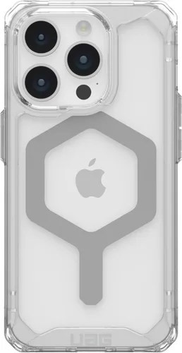 Miniatura 6 de URBAN ARMOR GEAR UAG - Funda compatible con iPhone 15 Pro de 6.1 pulgadas, imán integrado Plyo Ice/Silver compatible con carga MagSafe, resistente