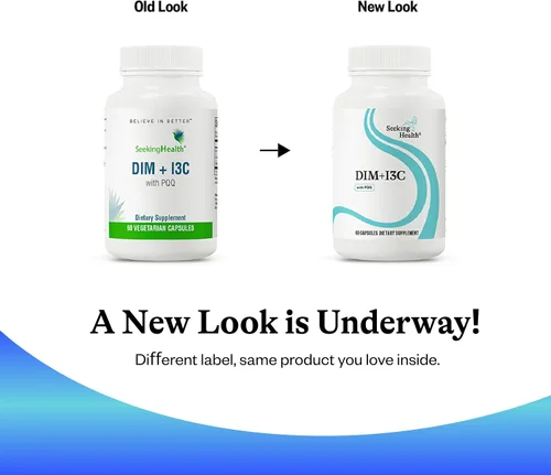 Miniatura 7 de Seeking Health DIM e I3C - Apoya el metabolismo hepático saludable de estrógeno - Fórmula con DIM e I3C para apoyar una respuesta celular saludable