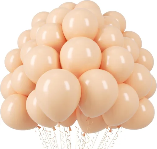 Miniatura 62 de Voircoloria - Globos azul bebé claro, paquete de 66 globos de 12 pulgadas de látex para fiestas para niños y niñas, para cumpleaños, baby shower, 16