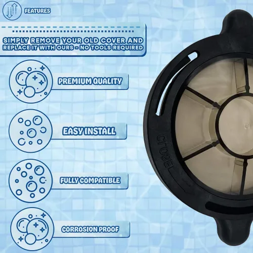 Miniatura 3 de Poolzilla Cubierta de repuesto para cesta de bomba de piscina, compatible con bombas de piscina Splapool sobre el suelo y en el suelo, viene