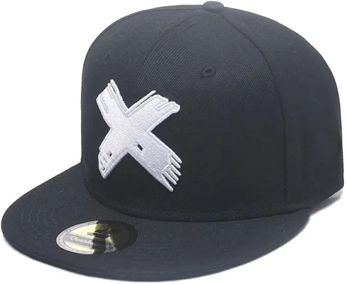 Miniatura 5 de Quanhaigou Unisex Snapback Hats, Adjustable Embroidered Dad Hat Flat Bill Baseball Cap for Men Women
