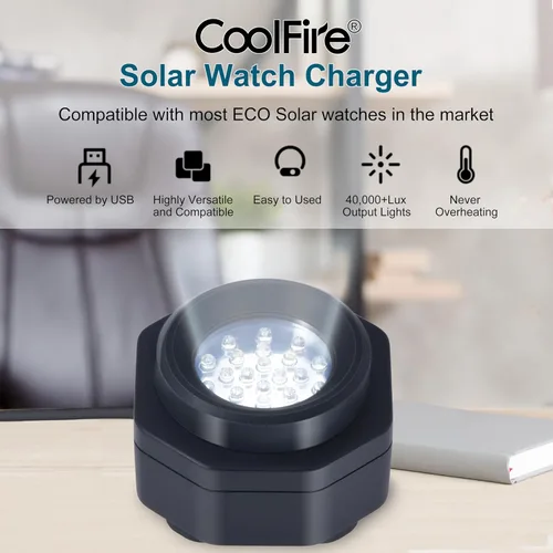 Miniatura 3 de Super Fast Solar reloj Charger(compatible with all kinds of solar watches) 1046 Gris-oscuro