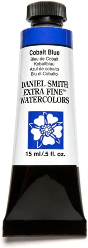 Miniatura 5 de Daniel Smith Pintura acuarela tubo extra fino de 15 ml, Azul cobalto (284600025), 0.5 Fl Oz (Paquete de 1)