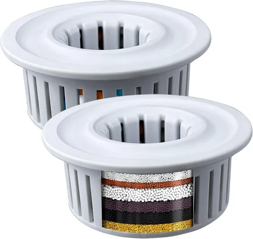 Miniatura 11 de Cabezal de ducha de lluvia de alta presión con filtrado, filtro cuadrado de 6 pulgadas para eliminar el cloro y sustancias nocivas, mejorar los Cromo