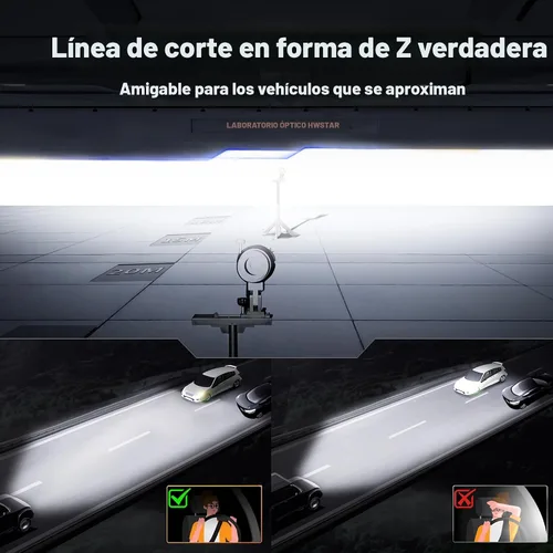 Miniatura 4 de HWSTAR Par de faros delanteros LED redondos 1000% brillantes antideslumbrantes de 7 pulgadas, compatibles con Jeep Wrangler JK, JKU, TJ, LJ, Chevy