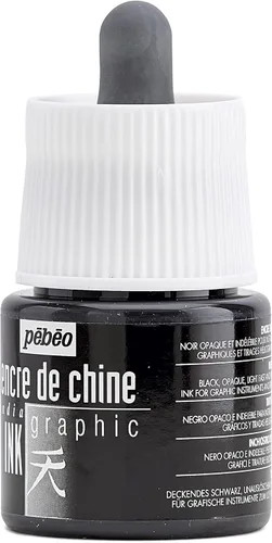 Miniatura 9 de Pebeo Graphic India - Tinta (1.5 fl oz), color negro