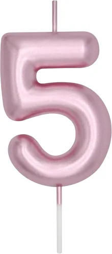 Miniatura 271 de DERVENTA Vela con números de 2.36 pulgadas, decoración perfecta para cumpleaños, brunch, postre, pastel, 1 pieza (número 0 rosa)