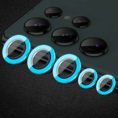 Miniatura 62 de Compatible con iPhone 11 Pro/11Pro Max/12 Pro Luminous Camera Lens Protector Ultra Thin Película de vidrio templado Protector de pantalla de cámara