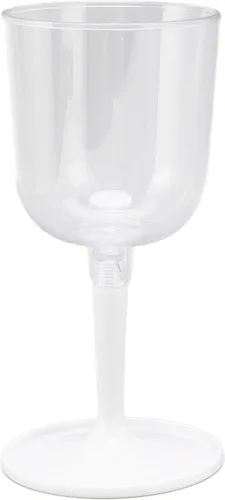 Miniatura 10 de GLOGLOW Copa de vino plegable, copas de vino portátiles de viaje, copas de vino de plástico transparente inastillables para barbacoa al aire libre