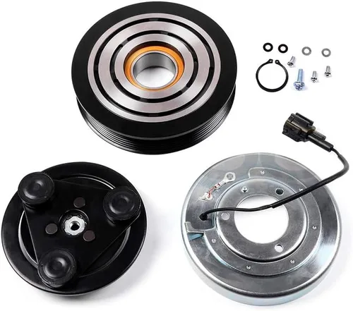 Miniatura 27 de CCIYU Embrague del compresor de CA para el coche 2001 2002 2003 2004 2005-2006 para Hyundai Santa Fe 2.7L Aire acondicionado compresor embrague
