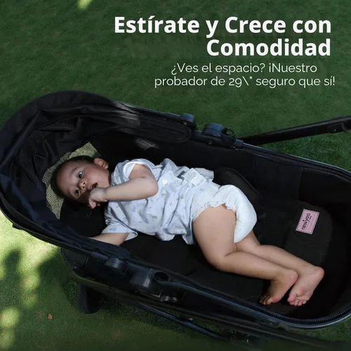 Miniatura 4 de newyoo Nestro 516M - Cochecito infantil convertible con asiento reversible y soporte para tazas, cochecito 2 en 1 orientado hacia atrás desde recién