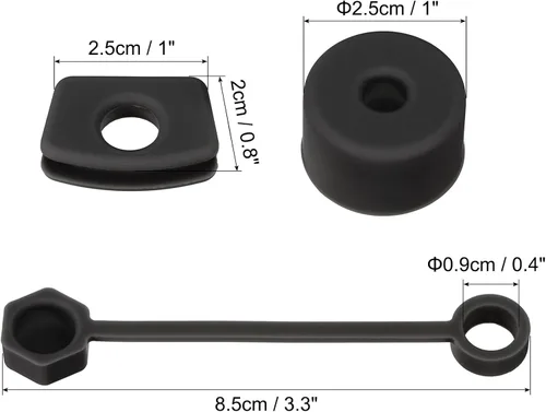 Miniatura 2 de PATIKIL Tapón de silicona para popote 2.0 de 40 onzas/30 onzas, juego de 12 accesorios para vasos que incluye 4 tapas para pajilla, 4 tapones