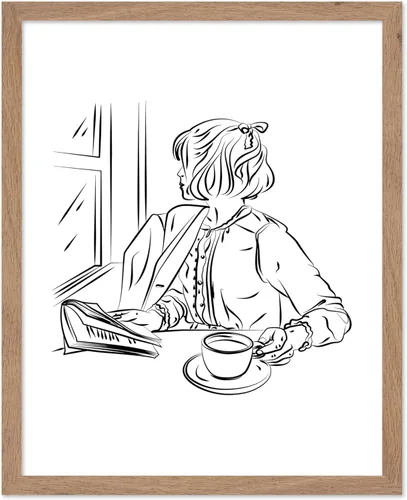Miniatura 81 de Poster Master Póster de peonías – Estampado de flores retro – Ilustración floral – Ilustración en blanco y negro – Diseño de línea y abstracto