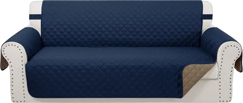 Miniatura 23 de Fundas para silla reclinable, reversible, funda de sofá para mascotas, protector de muebles para niños perezosos
