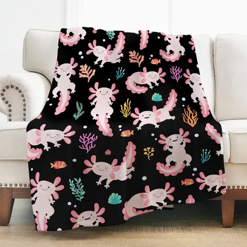 Miniatura 16 de Levens Manta de llama de 60 x 50 pulgadas, regalo de mamá llama para mujeres y niñas, bonita manta de alpaca con cactus y llamas, decoración