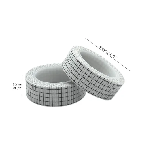 Miniatura 2 de Juego de 10 rollos de cinta Washi de rejilla blanca de 33 pies 3/5 pulgadas de ancho, cintas adhesivas para manualidades, planificadores de álbumes