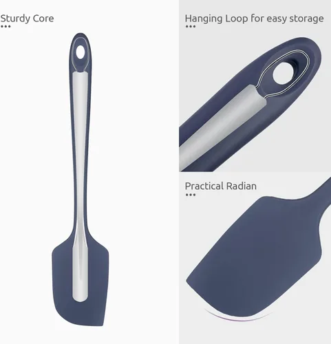 Miniatura 6 de U-Taste - Espátula de silicona extra grande de 14 pulgadas: U-Taste 600ºF, resistente al calor, flexible, mezcla, agitación, raspado, tazón