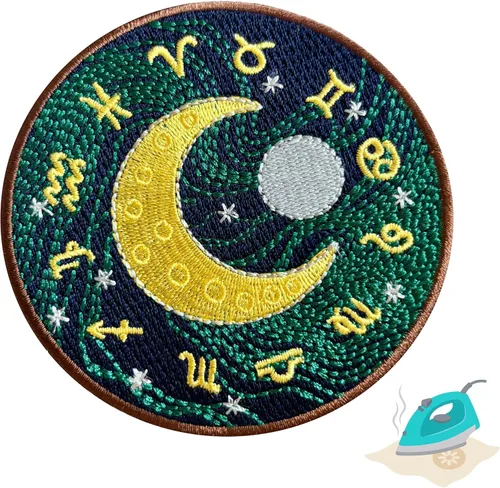 Miniatura 23 de Parche de llama para planchar de 3.5 pulgadas, 1 paquete de parches bordados para coser para ropa, jeans, chaquetas, mochilas, sudaderas