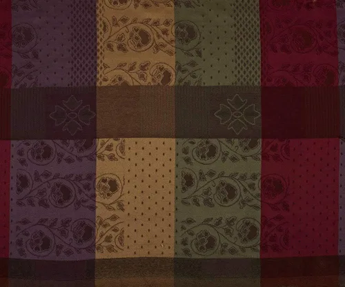 Miniatura 2 de Chezmoi Collection Juego de edredón de retazos jacquard Gitano multicolor de 7 piezas, ropa de cama tamaño King