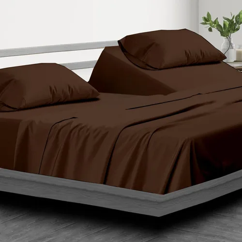Miniatura 45 de Sábanas extra largas de tamaño individual XL para dormitorio, sábanas de microfibra súper suave, ropa de cama de lujo de hotel, sábanas de Blanco