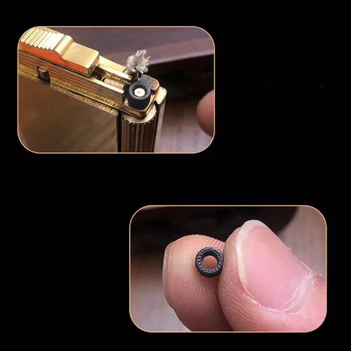 Miniatura 5 de 5 ruedas de pedernal y varios pedernales de repuesto para encendedores S.T. Dupont L2