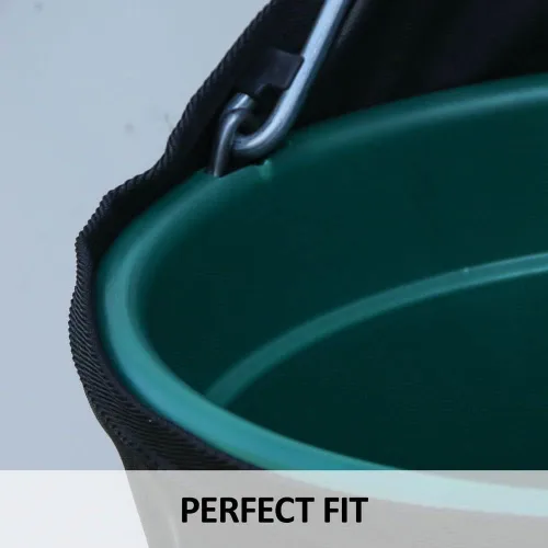 Miniatura 3 de Dura-Tech Bolsa de cubo para remolque sin arañazos, fácil de colgar cubos, fácil aplicación, material duradero 1200D, uso versátil, color negro