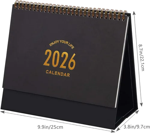 Miniatura 6 de Calendario de escritorio grande 2026, calendario mensual de escritorio para usar ahora hasta diciembre de 2026, calendario de año académico de pie