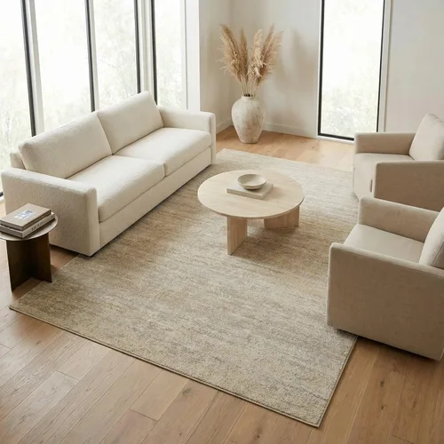 Unique Loom Del Mar Collection - Alfombra de área - Lucille (rectangular, 10 x 13 pies 1 pulgada, beige hueso)