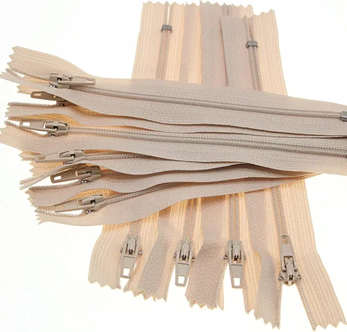 Miniatura 3 de #3 Beige Nylon Coil Zipper Closed End Zippers Bulk for DIY Tailor Sewing Crafts,Bags,Purses(30 PCS/Pack,7 Inch) SHUNLI