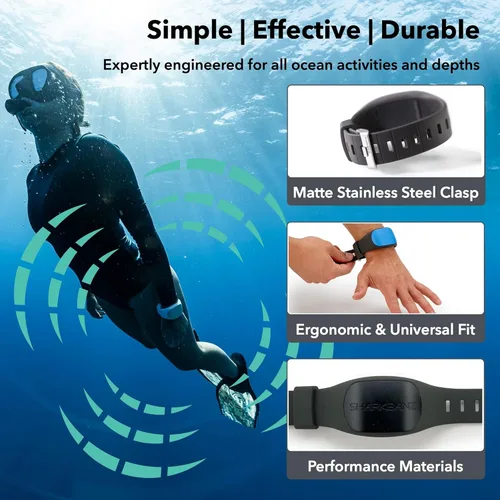 Miniatura 6 de SHARKBANZ - Banda magnética oficial de disuasión de tiburones para natación, surf, buceo y todos los deportes oceánicos - Probada y patentada