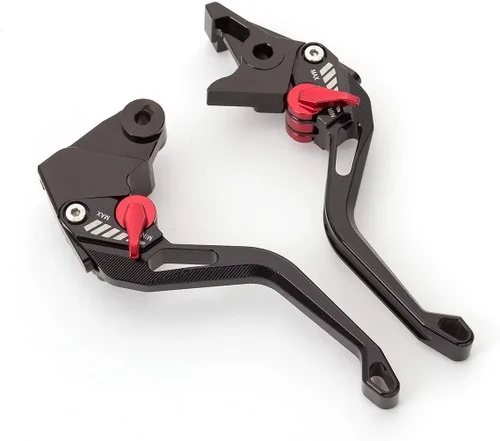 Miniatura 3 de Krace Palancas de freno de embrague ajustables CNC para motocicleta, par de palancas de freno de rombo 3D, ajuste para Honda Z125 monkey bike