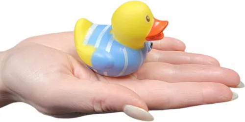 Miniatura 3 de Patos de goma con temática deportiva (2 pulgadas) (paquete de 12) lindos juguetes de piscina para bañera o bañera (fútbol)
