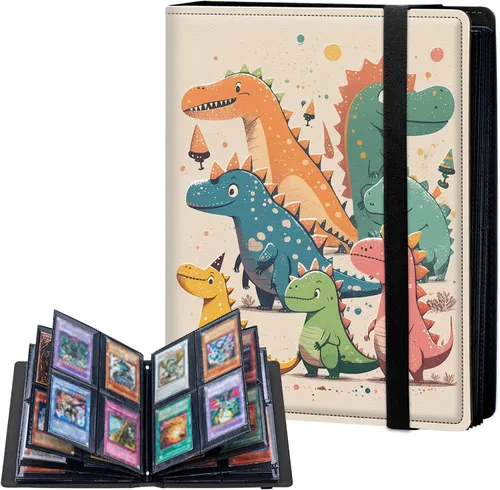 Miniatura 13 de Carpeta de tarjetas de 4 bolsillos con capacidad para 160 tarjetas, carpeta de álbum de coleccionista de libros de tarjetas para Yugioh, MTG, TCG