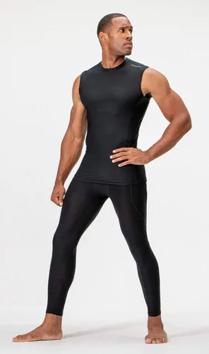 Miniatura 6 de DEVOPS Paquete de 3 camisas de compresión atléticas sin mangas para hombre