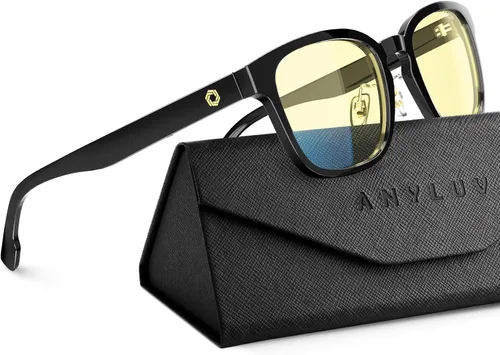 Miniatura 12 de ANYLUV Gafas de luz azul para hombres y mujeres, gafas de juegos de computadora, antifatiga ocular, ligeras, con bloqueo de luz azul
