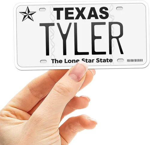 Miniatura 9 de Calcomanía para placa de matrícula de Texas, elige entre más de 50 ciudades de TX, calcomanía para parachoques de Texas para automóvil, calcomanías