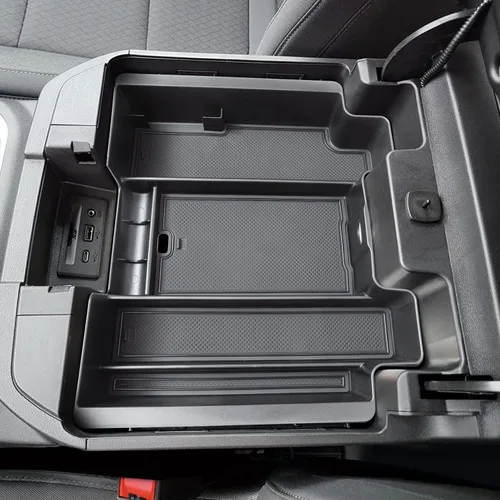 Miniatura 6 de PIMCAR Organizador de consola central de tamaño completo para Chevy Silverado/GMC Sierra 1500 2019-2022 y Silverado/Sierra 2500 HD 3500 HD 2020-2023