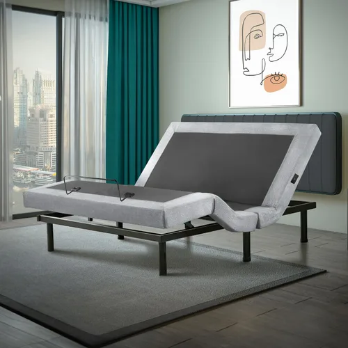Miniatura 9 de Irvine Home Collection Base de cama ajustable de tamaño individual XL, características cargadas, gravedad cero, sin ronquidos, posiciones de memoria