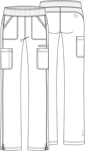 Miniatura 6 de HeartSoul Break On Through HS020 - Pantalón para mujer talle bajo